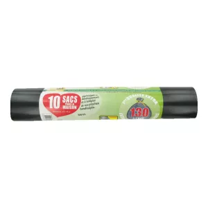 Roll of 10 bags 130l trash can