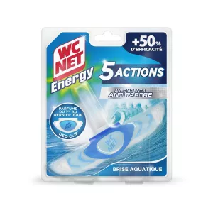 Bloc WC 5 Actions anti-tartre Energy brise aquatique - WC NET
