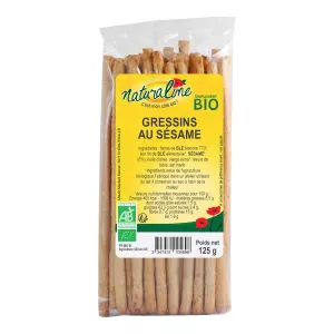 Gressins bio au sésame 125g - NATURALINE