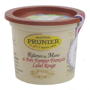 Rillettes Du Mans Porc fermier, 220g - MAISON PRUNIER