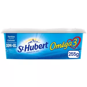 Margarine Demi-sel Oméga 3 Tartine Et Cuisson 255g - St Hubert Omega 3