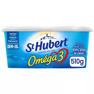 Margarine Demi-sel Oméga 3 Tartine Et Cuisson 510g - St Hubert