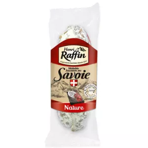 Saucisson sec de Savoie nature 200g - HENRI RAFFIN
