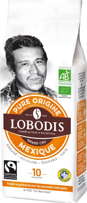 Café gran cru mexicano orgánico 250g - LOBODIS
