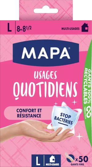 Gants Usages Quotidiens X 50 L