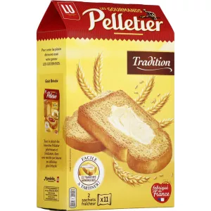 Biscotte Tradition Gourmande 285g - PELLETIER