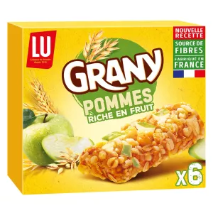 Grany barre céréale pomme 125g - LU
