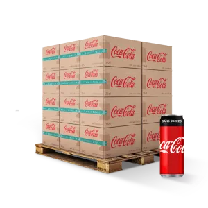 Soda Sans Sucre 33cl Fr X24 Slim - COCA-COLA