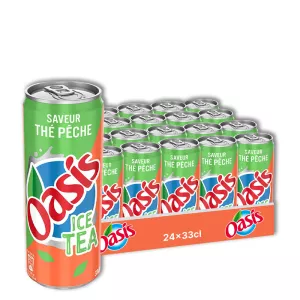 Boisson Goût Thé Pêche 33cl Fr X24 Slim - OASIS