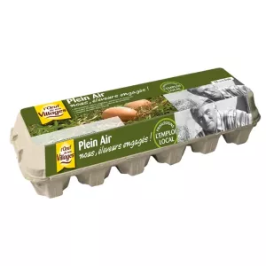 Œuf De Plein Air X12 - L'oeuf De Nos Villages