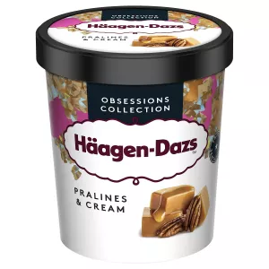 آيس كريم بالبرالين والكريمة Obsessions Collection في علبة 400 g - HÄAGEN-DAZS