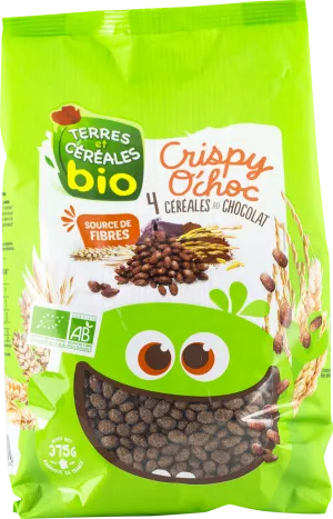 Crispy O Choc Tc Bio 375g