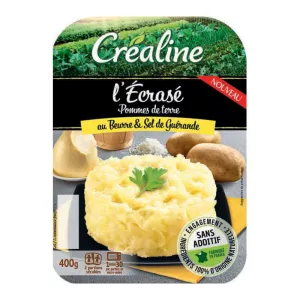 Écrasé De Pommes De Terre Au Beurre Et Sel De Guérande 2x200g- Crealine
