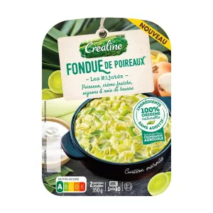 Fondue De Poireaux Mijotée 2x175g - Crealine
