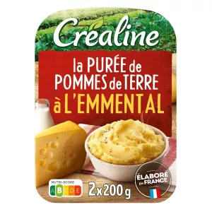 Purée Fraîche De Pommes De Terre à L'emmental 2x200g - Crealine