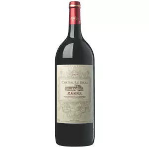 MAGNUM - CHÂTEAU LE BRULE Médoc - 2012 - Вино Бордо - Красное - 1,5 л x6