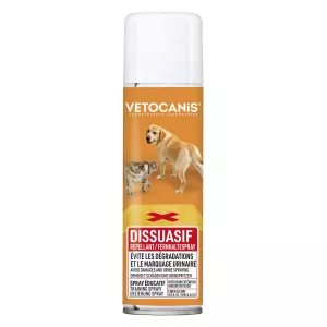 Repulsif Spray Dissuasif Intérieur/extérieur Pour Chiens Et Chats, 250ml - Vetocanis