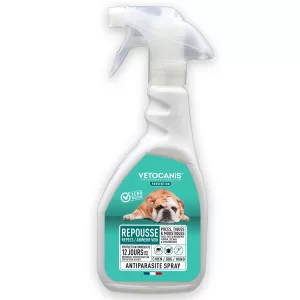 Antiparasitaire Pour Chien Traitement Anti-puces, 500ml - Vetocanis