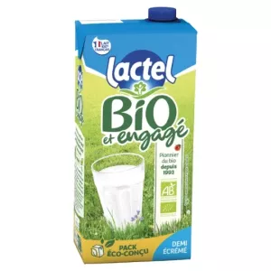 1l Demi-ecreme Lactel Bio