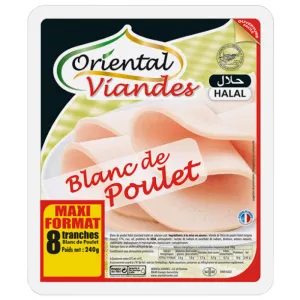 Tranche Plet Halal X8 240g