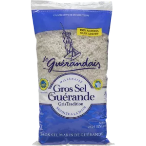 Gros Sel Guérande Gris Tradition, 800g -  LE GUÉRANDAIS
