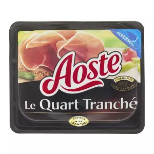 Jambon Le Quart Tranché x18 tranches 220g - AOSTE