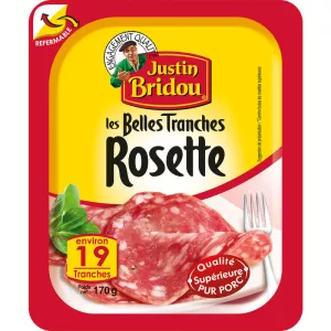 Les Belles Tranches Rosette, 170g - JUSTIN BRIDOU