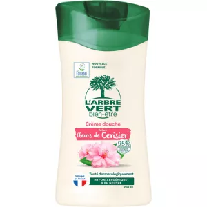 Créme de douche Fleur de cerisier 260ml - L'ARBRE VERT