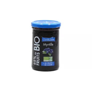 Compota de Mirtilo Bio 65% fruta, 300g - CONFITURELLE