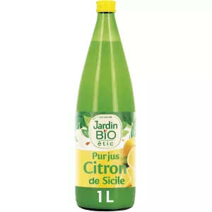 Jus citron Bio 1L - JARDIN BIO ETIC