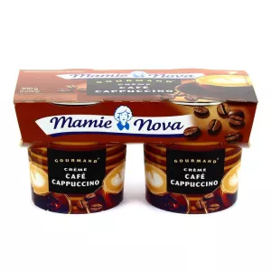 Yaourt Crème Gourmand Cafe Cappucino 2x150 - MAMIE NOVA