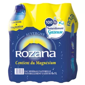 Eau Minérale Naturelle Gazeuse 6 L - ROZANA