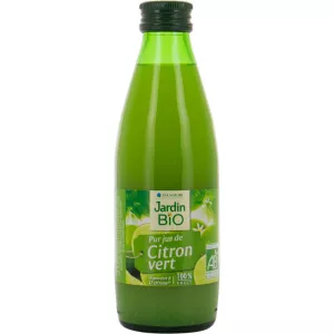 Pur jus de citron vert BIO 25cl - JARDIN BIO