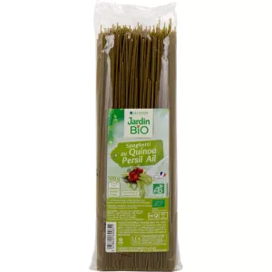 Spaghetti au quinoa, persil ail BIO 500g - JARDIN BIO