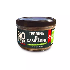 Terrine de campagne Bio 160g - BONJOUR CAMPAGNE