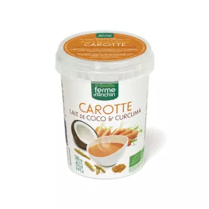 Soup Bio Carot Lait Coco Curcu
