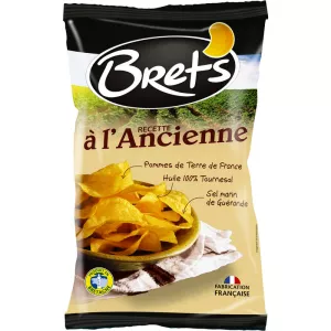 Chips recette à l'ancienne au sel de Guérande 125 g - BRET'S