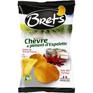 Chips Chèvre & Piment d'Espelette 125g - BRET'S