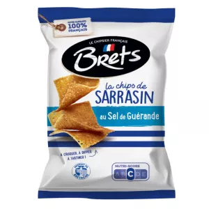 Chips de Sarrasin au Sel de Guérande 120g - BRET'S
