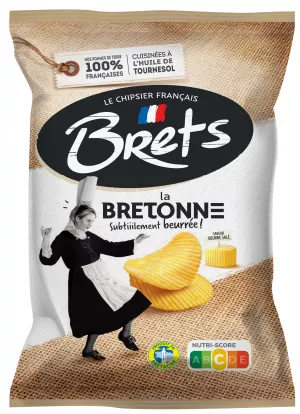 Chips La Bretonne au Beurre Salé 125g - BRET'S