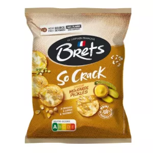 So Crack hardal pickles aromalı aperitif kraker 70 g - BRETS