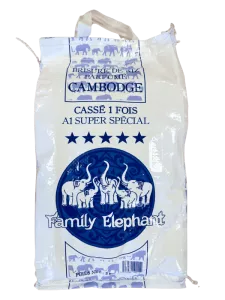 Brisure De Riz A1 Super Special Cassé 1 Fois Cambodge 5kg - Family Elephant