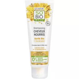 Shampoing Nourrissant Au Karité Cheveux Secs À Très Secs sans Sulfates 250ml - SO'BIO ETIC