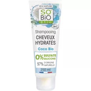 Shampoing Hydratant À L'Huile De Coco sans Sulfates 250ml - SO'BIO ETIC