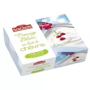 Yaourt Fromage blanc au lait de Chevre Nature 8.4%mg 4x100g - SOIGNON