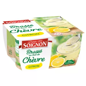 Soignon Yrt Chevre Citron 4x12