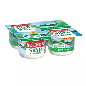 Skyr Chèvre Nature 4x100g - SOIGNON