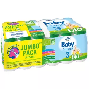 Lait bébé croissance BIO dès 10 mois 24x25cl - CANDIA