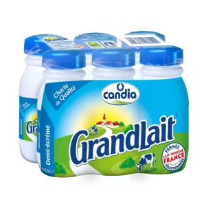 Lait demi-écrémé 6x25cl - CANDIA