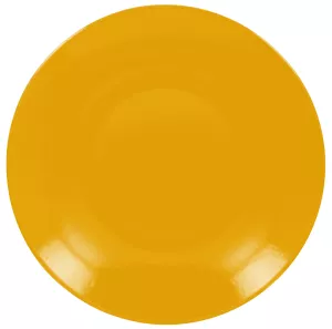 Assiette Plate Diam26cm Jaune
